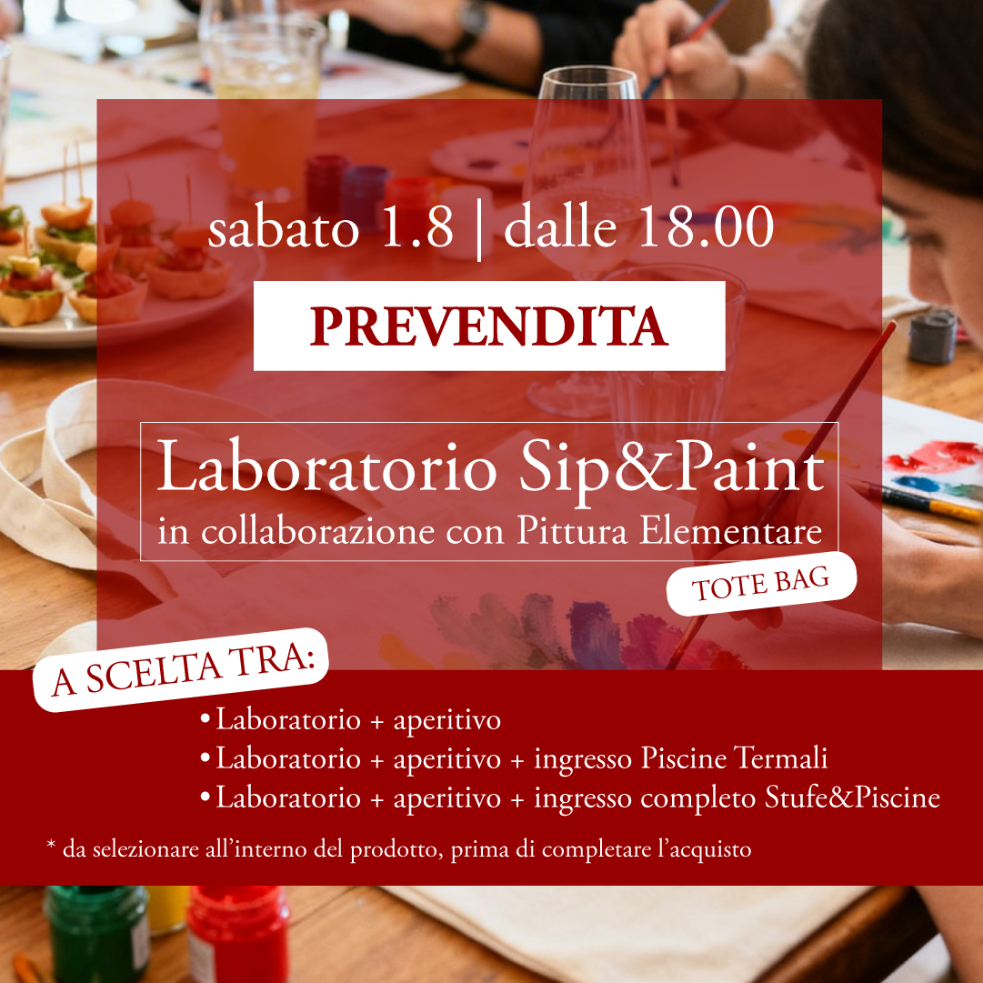 🍷Sip&Paint🎨- Sabato 1 agosto - Prevendita
