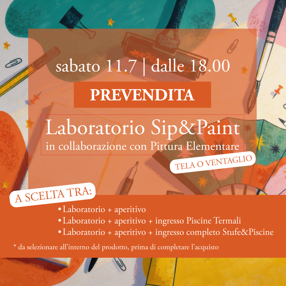 🍷Sip&Paint🎨- Sabato 11 luglio - Prevendita