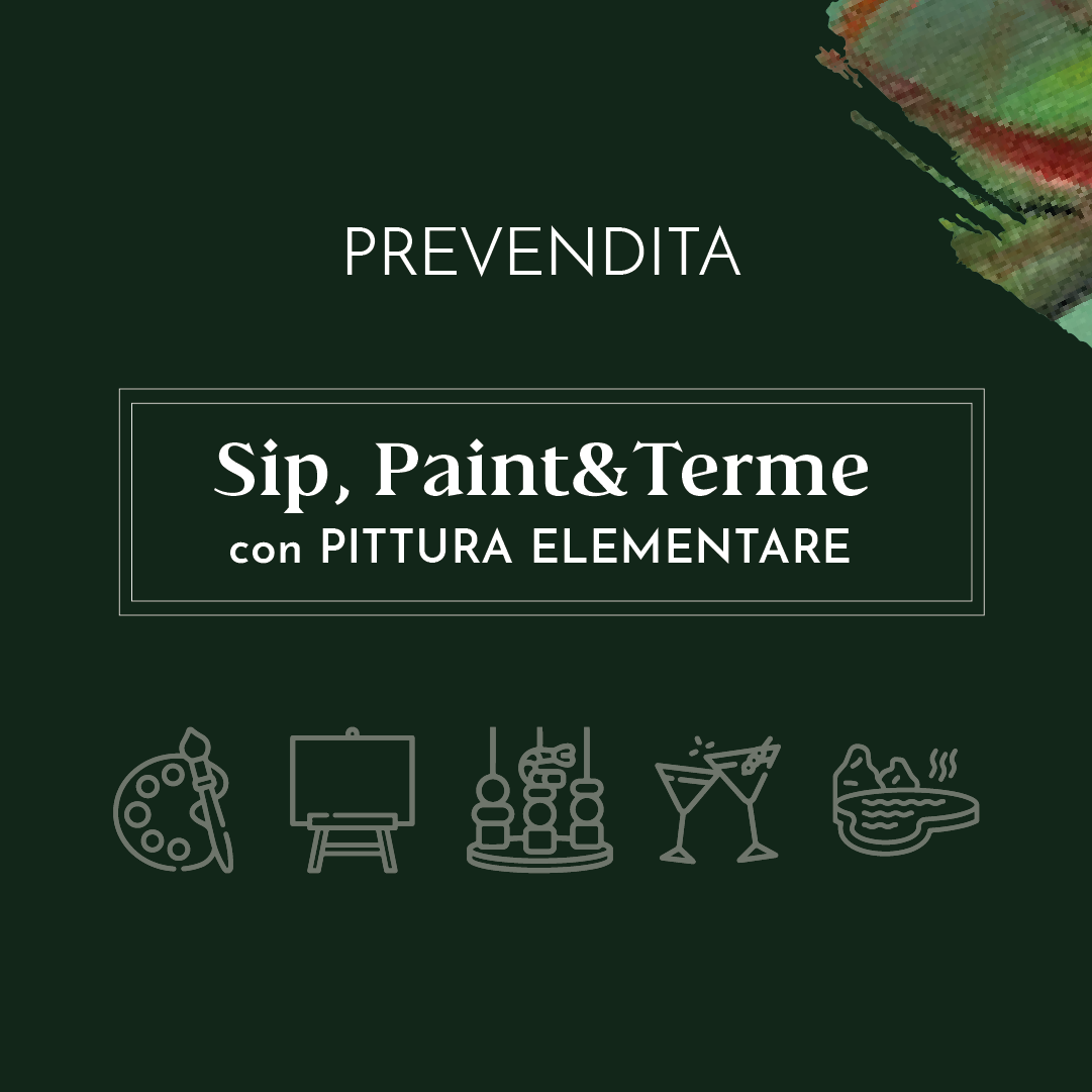 🍷Sip,Paint🎨&Terme✨  - Sabato 8 novembre - Prevendita - Stufe di San Germano