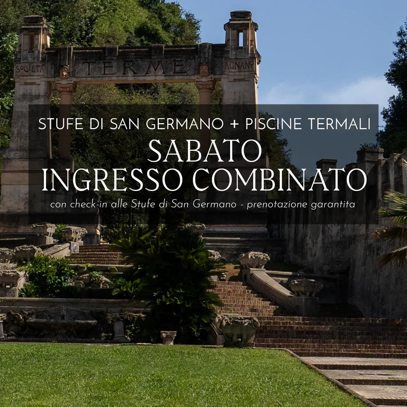 INGRESSO COMBINATO STUFE DI SAN GERMANO & PISCINE TERMALI SABATO 1 NOVEMBRE 2025 - Stufe di San Germano