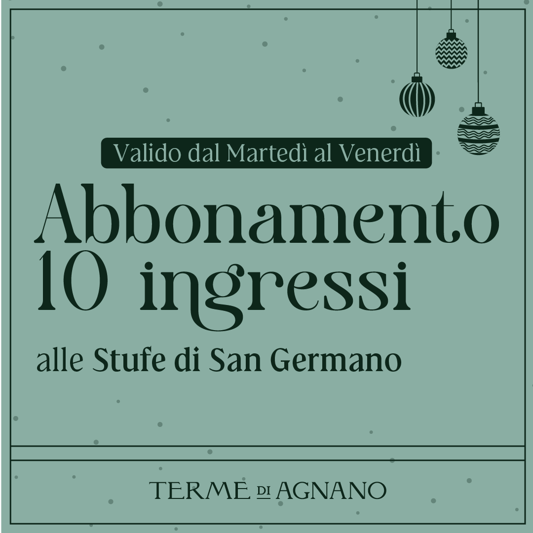 CHRISTMAS WONDERLAND🎁- Abbonamento 10 ingressi dal martedì al venerdì - Stufe di San Germano