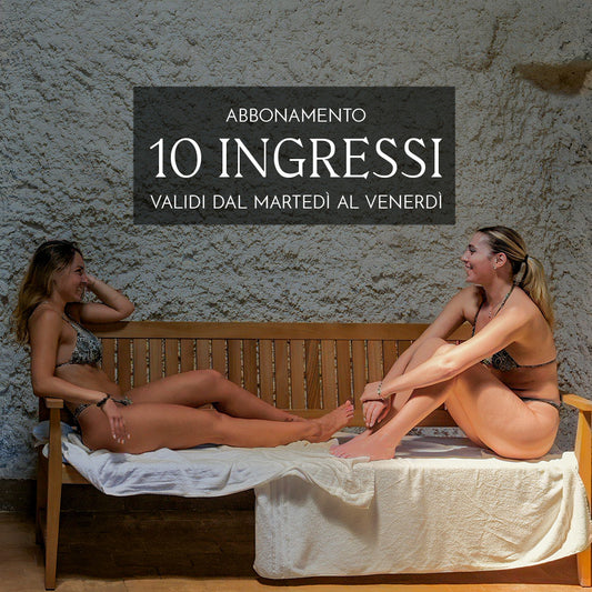 ABBONAMENTO 10 INGRESSI DAL MARTEDI' AL VENERDI' - Stufe di San Germano