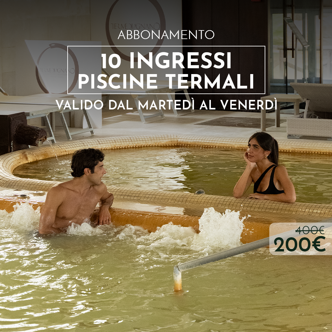 ABBONAMENTO PISCINE TERMALI - 10 INGRESSI DAL MARTEDI' AL VENERDI'