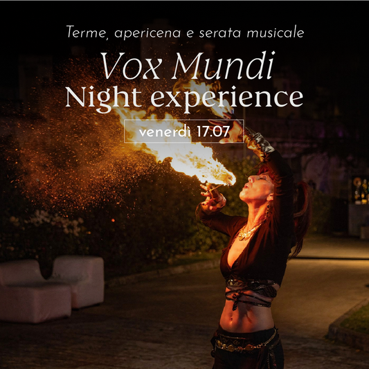 NIGHT EXPERIENCE VENERDÌ 17 LUGLIO DALLE 19 - PREVENDITA