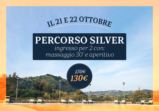 BUON COMPLEANNO TERME: PERCORSO SILVER PER DUE (ACQUISTABILE DALLE 00.01 DEL 21 OTTOBRE)