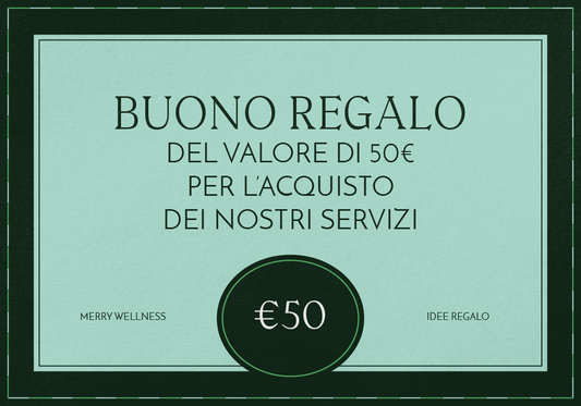 Merry wellness: Buono del valore di 50€