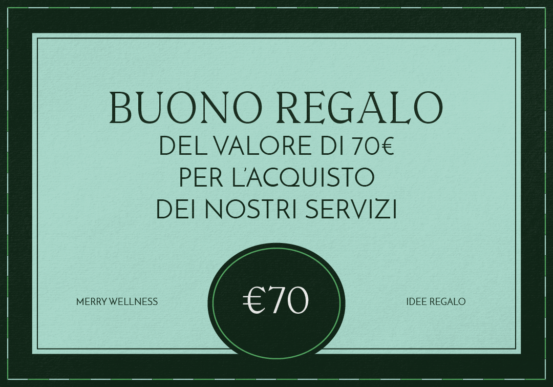 Merry wellness: Buono del valore di 70€