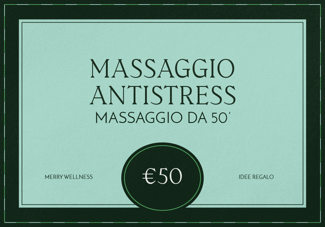 Merry wellness: Massaggio antistress 50'