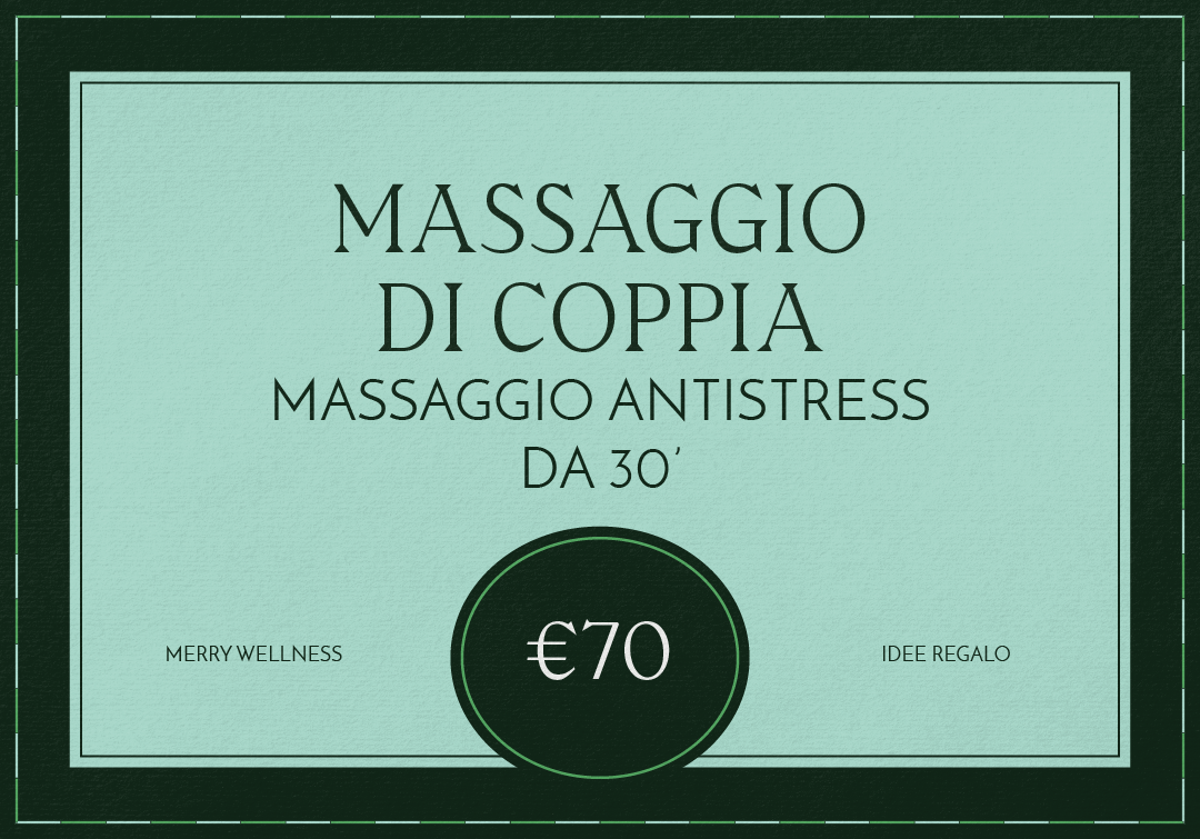 Merry wellness: Massaggio di coppia 30'