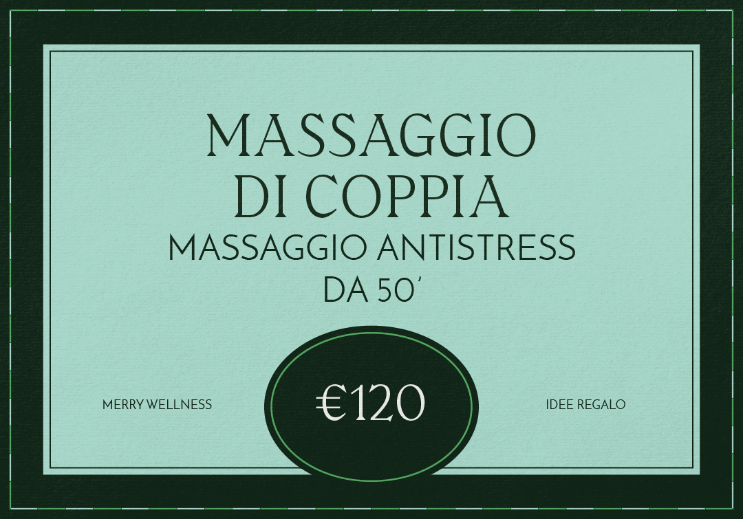 Merry wellness: Massaggio di coppia 50'