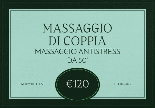 Merry wellness: Massaggio di coppia 50'