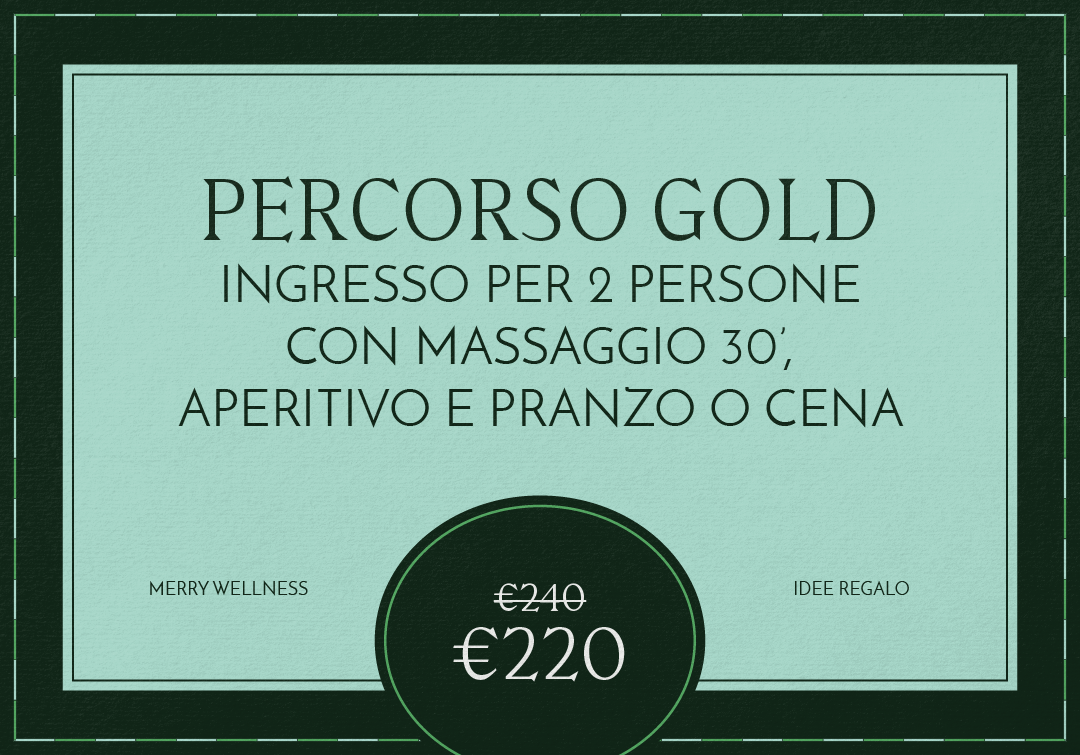 Merry wellness. Percorso Gold per due