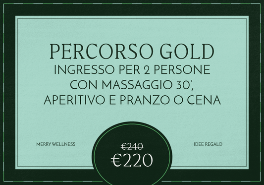 Merry wellness. Percorso Gold per due