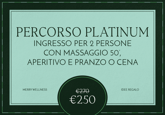 Merry wellness: Percorso Platinum per due