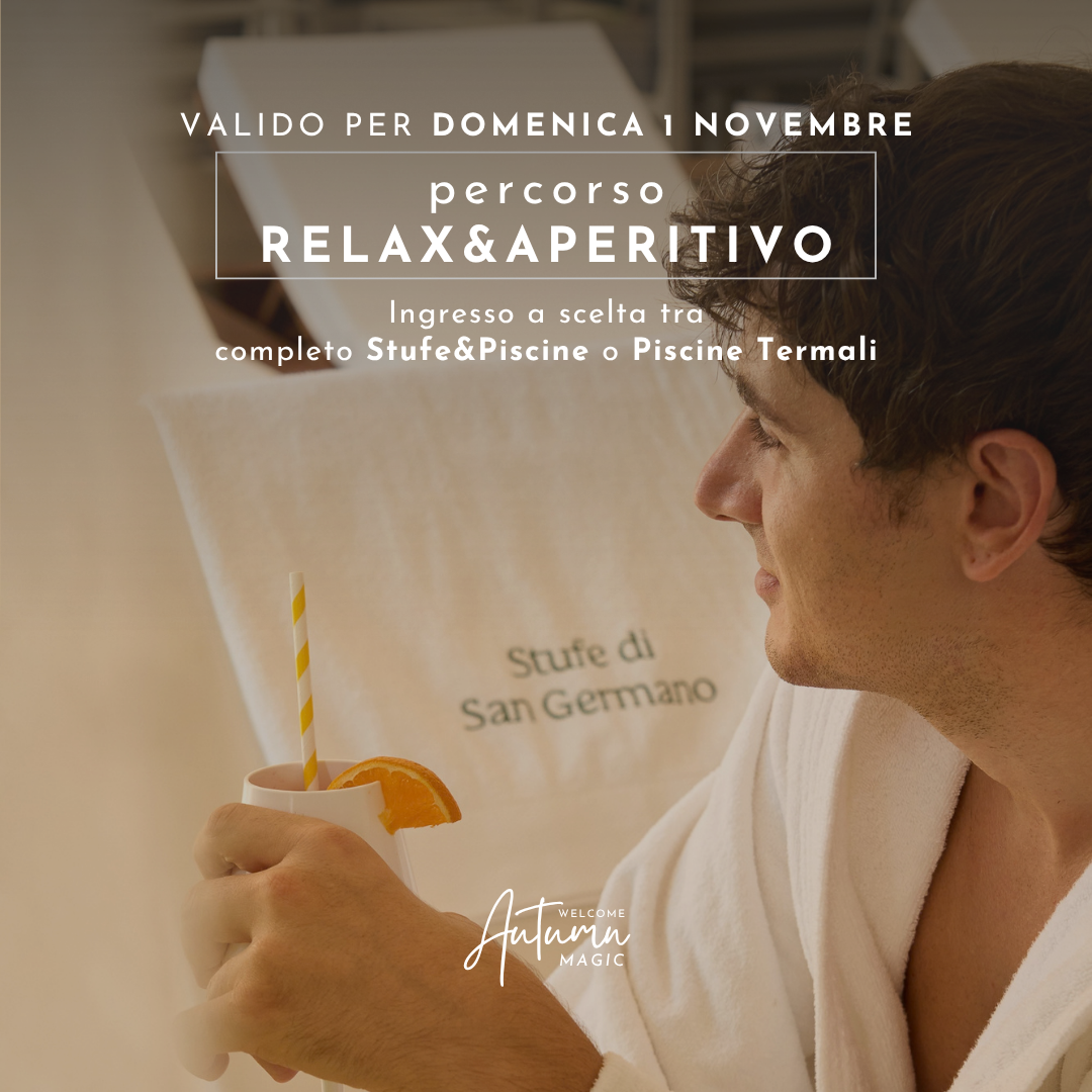 🍂WELCOME AUTUMN MAGIC🎃- RELAX&APERITIVO - DOMENICA 1 NOVEMBRE 2026