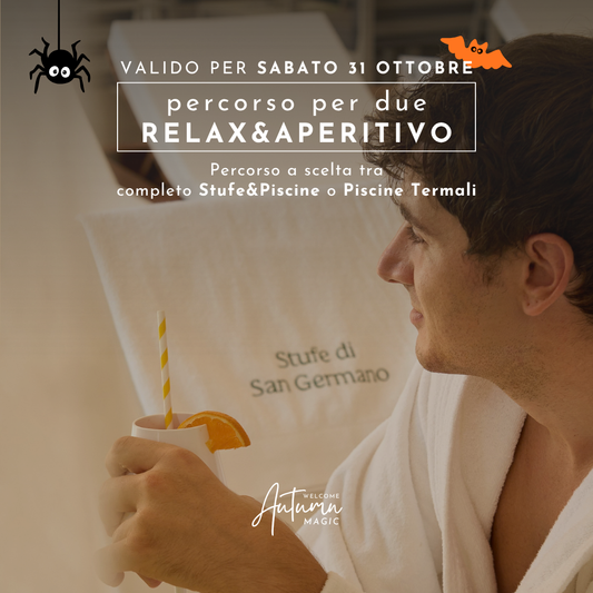 🍂WELCOME AUTUMN MAGIC🎃- RELAX&APERITIVO - SABATO 31 OTTOBRE 2026