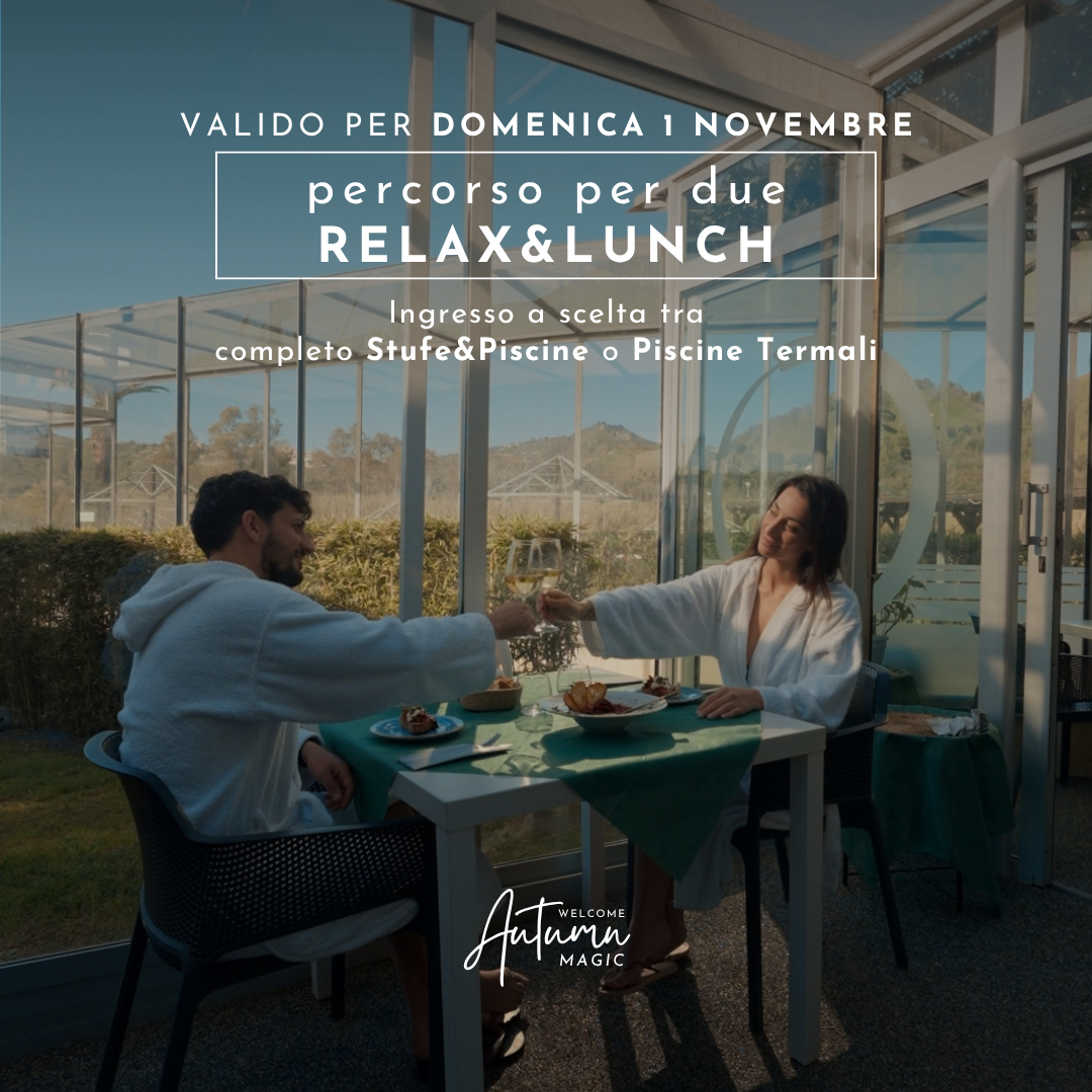 🍂WELCOME AUTUMN MAGIC🎃 - RELAX&LUNCH PER DUE - DOMENICA 1 NOVEMBRE 2026