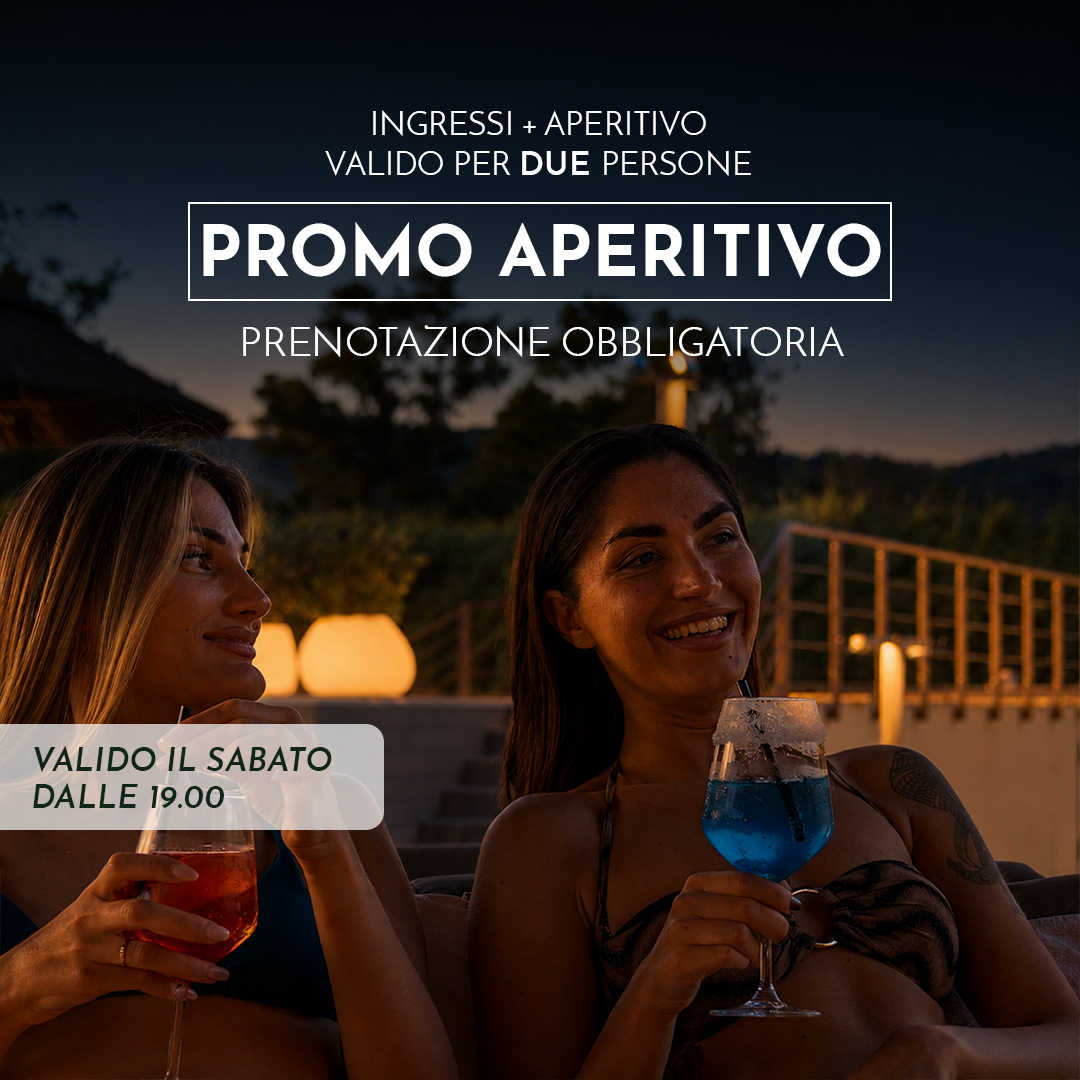PROMO APERITIVO - SABATO: DUE INGRESSI CON APERITIVO DALLE 19:00 ALLE 01:00