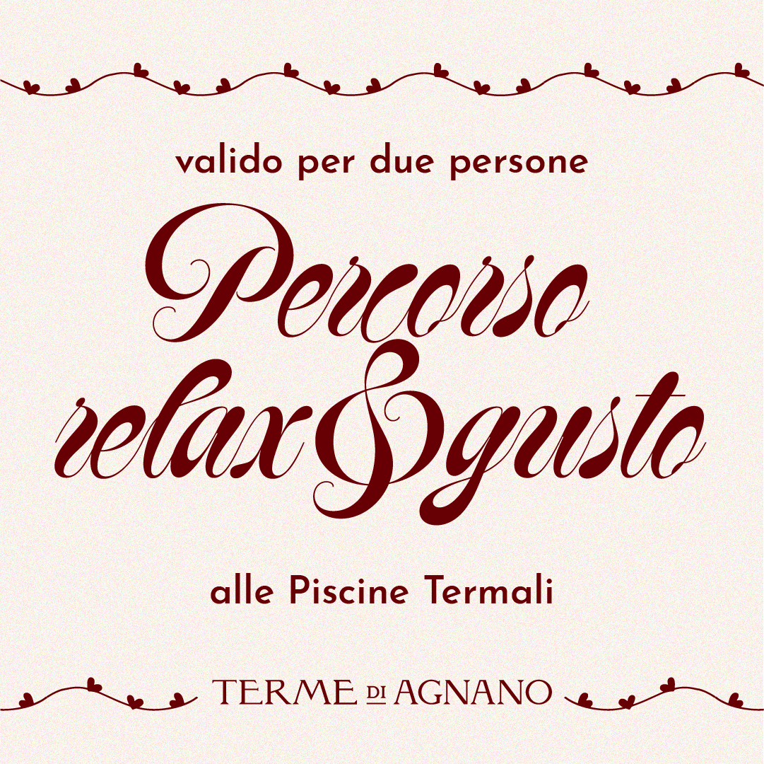 SAN VALENTINO: IDEE REGALO🎁 - PERCORSO RELAX&GUSTO PER DUE ALLE PISCINE TERMALI