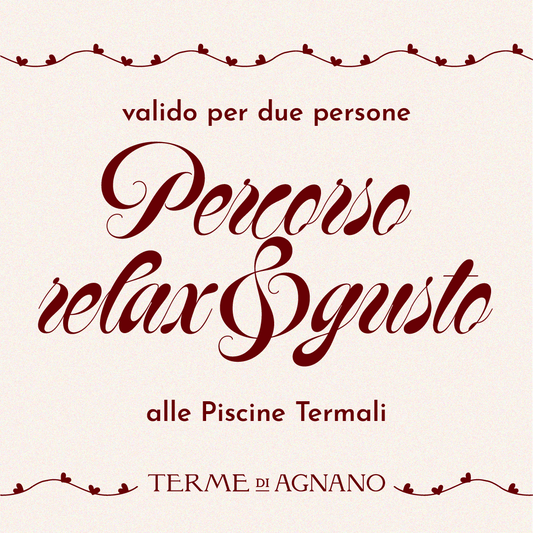 SAN VALENTINO: IDEE REGALO🎁 - PERCORSO RELAX&GUSTO PER DUE ALLE PISCINE TERMALI