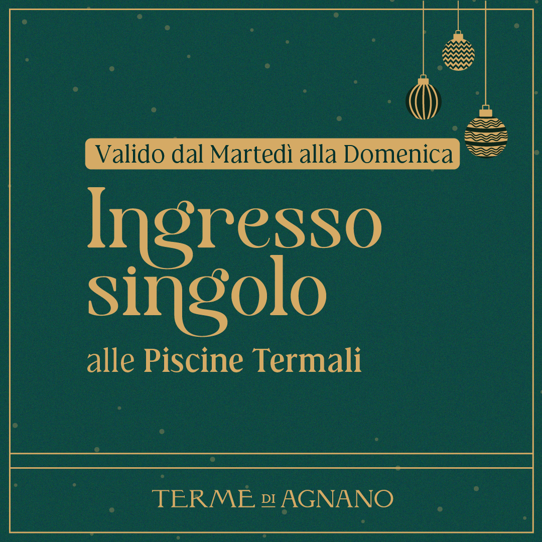 CHRISTMAS WONDERLAND🎁- Ingresso dal martedì alla domenica - Piscine Termali