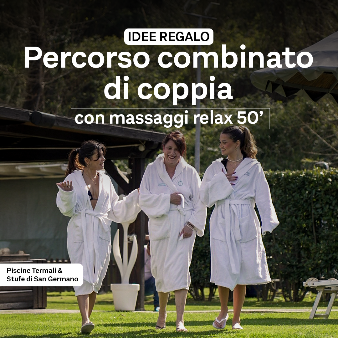 FESTA DELLA MAMMA - IDEE REGALO🌸- PERCORSO COMBINATO DI COPPIA CON MASSAGGI RELAX 50'