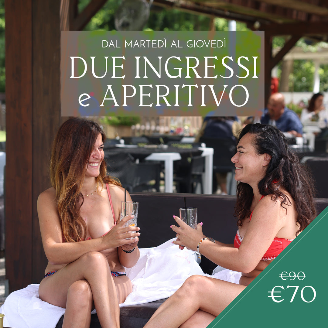 2 INGRESSI CON APERITIVO - DAL MARTEDÌ AL GIOVEDÌ