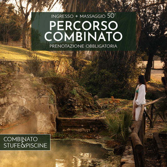 PERCORSO COMBINATO SINGOLO CON MASSAGGIO DA 50'