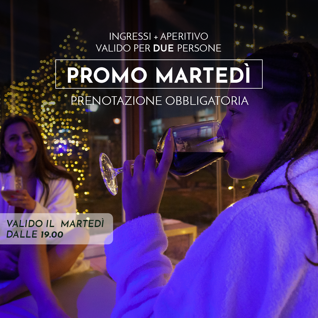 PROMO MARTEDÌ: DUE INGRESSI CON APERITIVO - DALLE ORE 19.00 ALLE 00.00