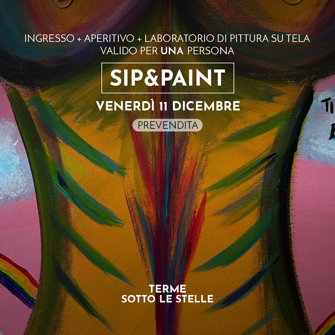 🍷SIP&PAINT🎨- VENERDI' 11 DICEMBRE - PREVENDITA
