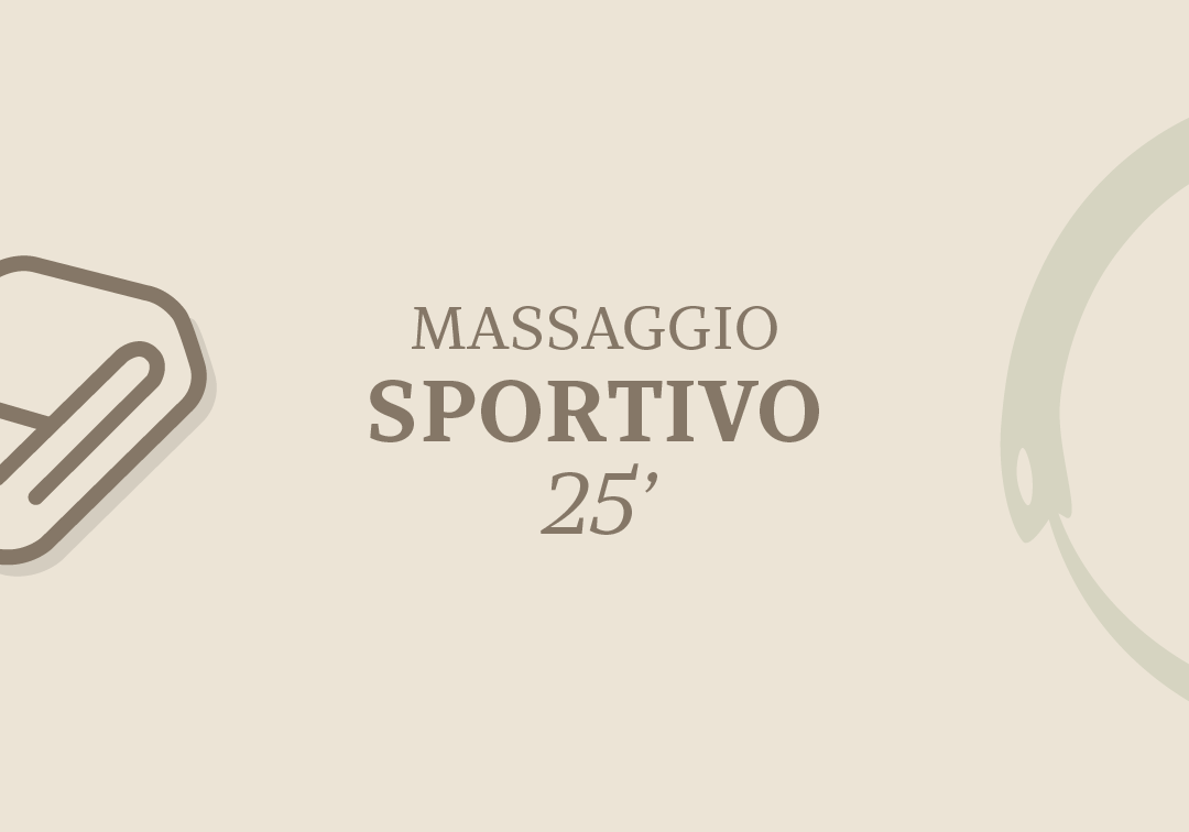 MASSAGGIO SPORTIVO 25'