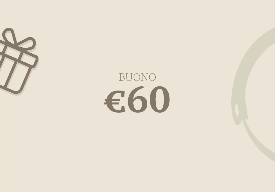 BUONO € 60.00