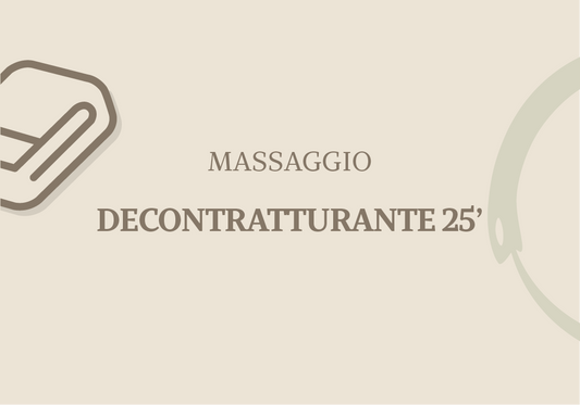 MASSAGGIO DECONTRATTURANTE 25'